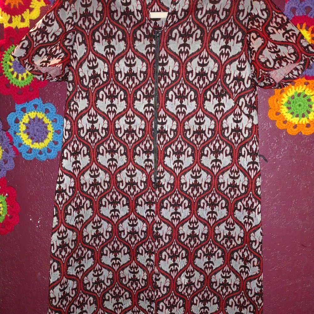 Vintage dress zip up